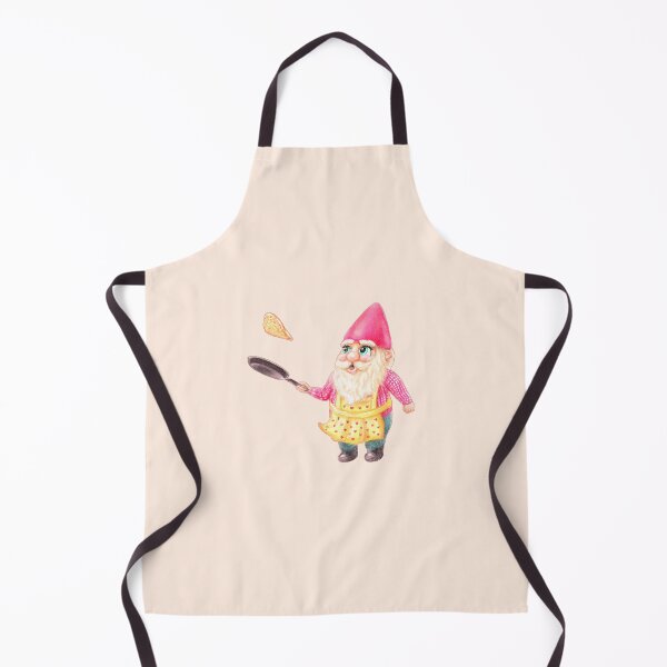 Item preview, Cute Watercolor Gnome Making Crepes designed and sold by MissSonjaLe.