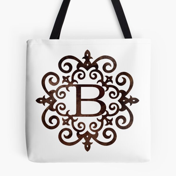 Item preview, Monogram B Rustic Gothic Motif designed and sold by simplymonogram.