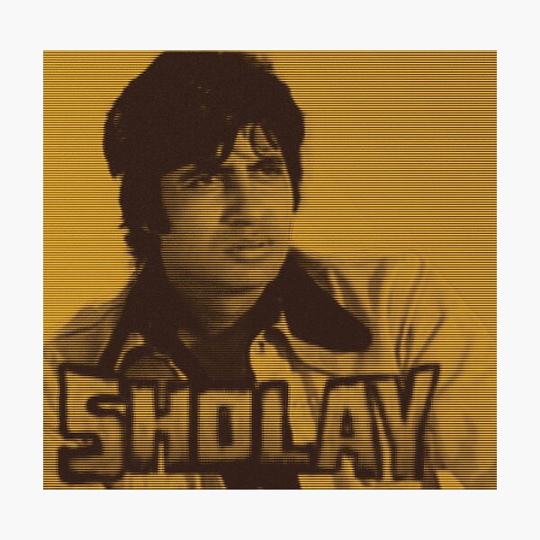 Item preview, Sholay,  designed and sold by Wildwestgilly.