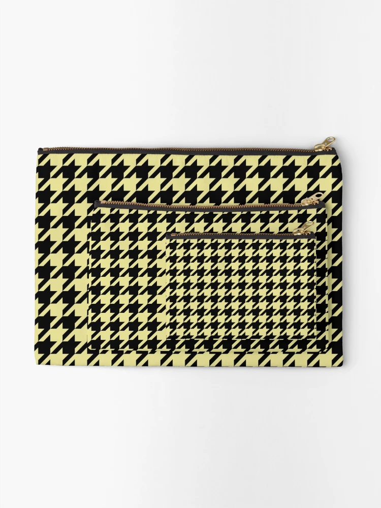 Thumbnail 2 of 4, Zipper Pouch, Houndstooth Pattern designed and sold by YourPattern.