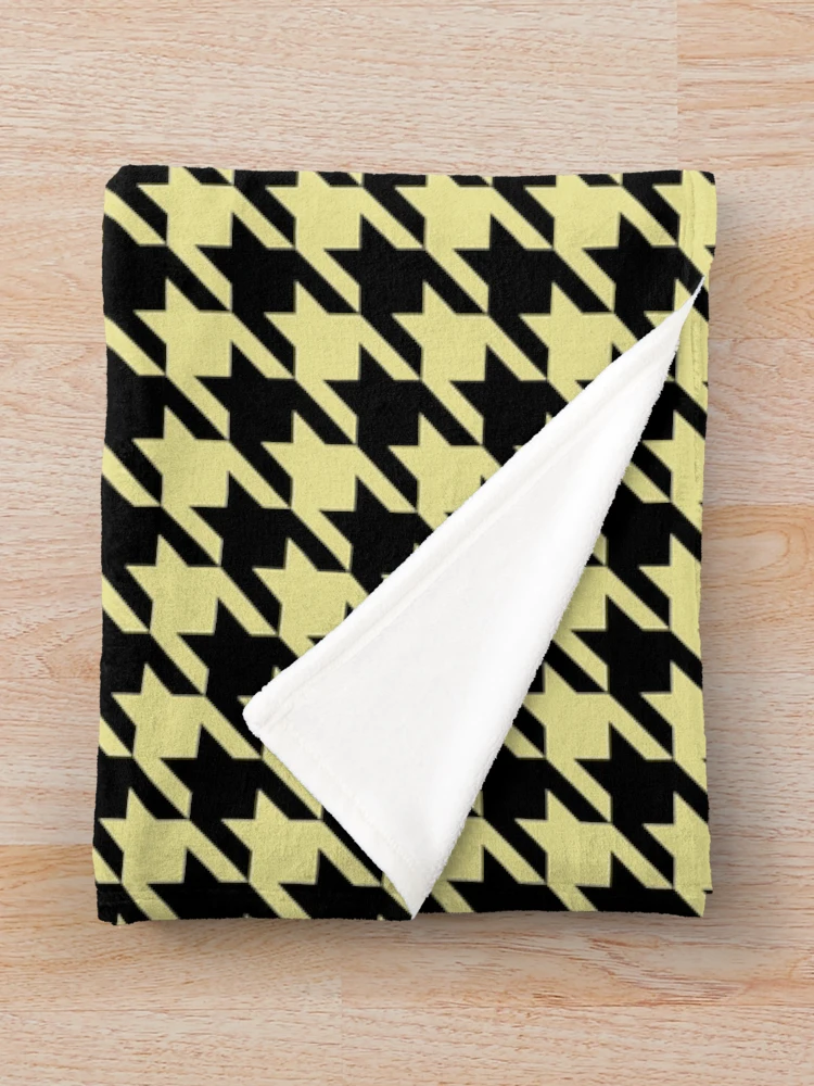 Thumbnail 3 of 6, Throw Blanket, Houndstooth Pattern designed and sold by YourPattern.