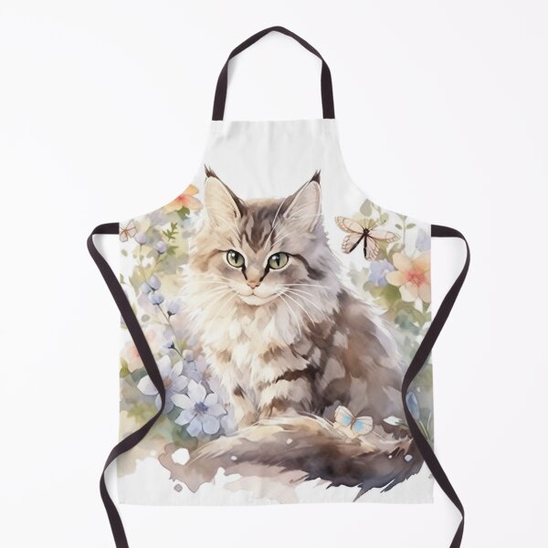 Item preview, Feline Mischief: Sly Cat Concealed Amidst Blooms designed and sold by LittleLuvies.