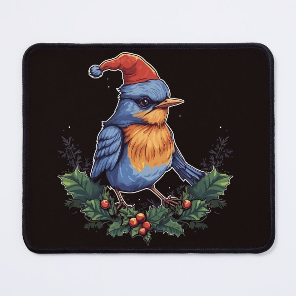Item preview, Christmas Eastern Bluebird designed and sold by creativellashop.