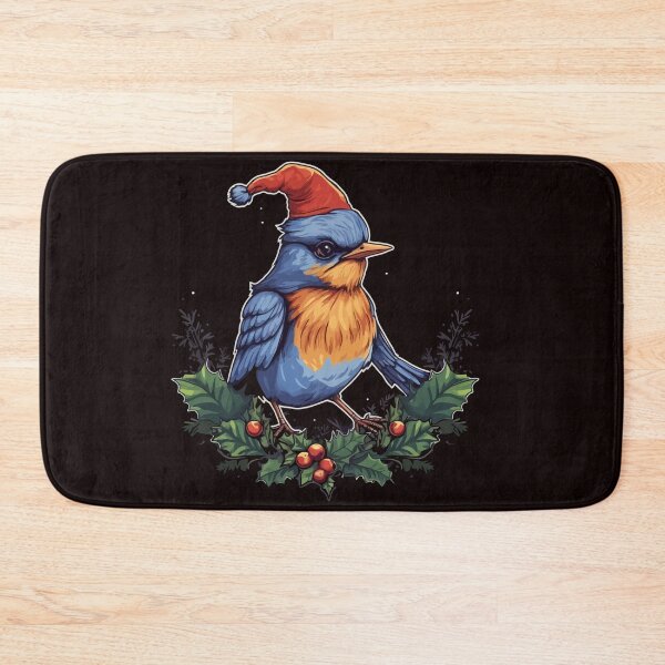 Item preview, Christmas Eastern Bluebird designed and sold by creativellashop.