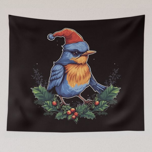 Item preview, Christmas Eastern Bluebird designed and sold by creativellashop.