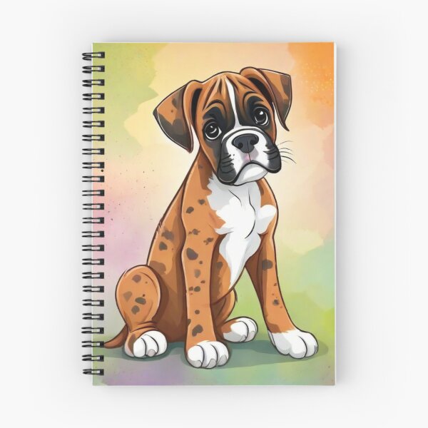 Item preview, Cute Boxer Dog Puppy Picture designed and sold by Wolfheartart.