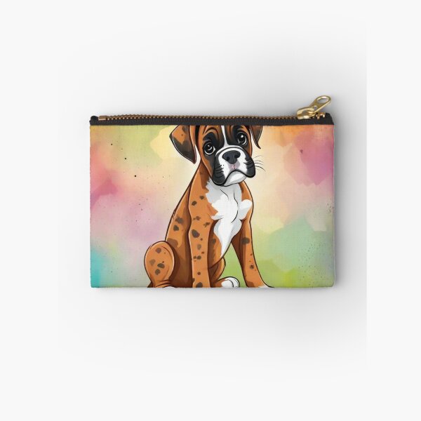 Item preview, Cute Boxer Dog Puppy Picture designed and sold by Wolfheartart.