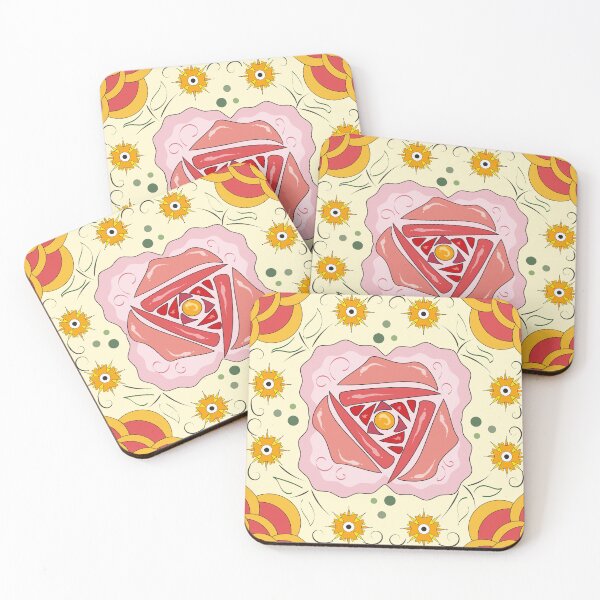 Item preview, Flower Rose as portuguese asulejo designed and sold by katartcreative.