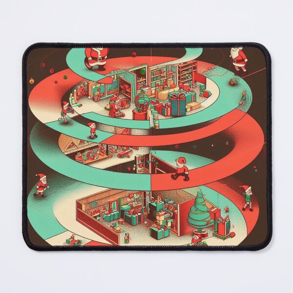 Item preview, Santa's Quantum Workshop Toys in Superposition designed and sold by Wonderall.