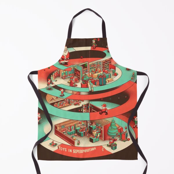 Item preview, Santa's Quantum Workshop Toys in Superposition designed and sold by Wonderall.