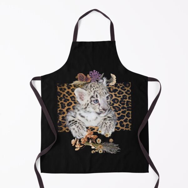 Item preview, Sweet Baby Leopard With Dried Flowers Color Design designed and sold by EarthArtDesigns.