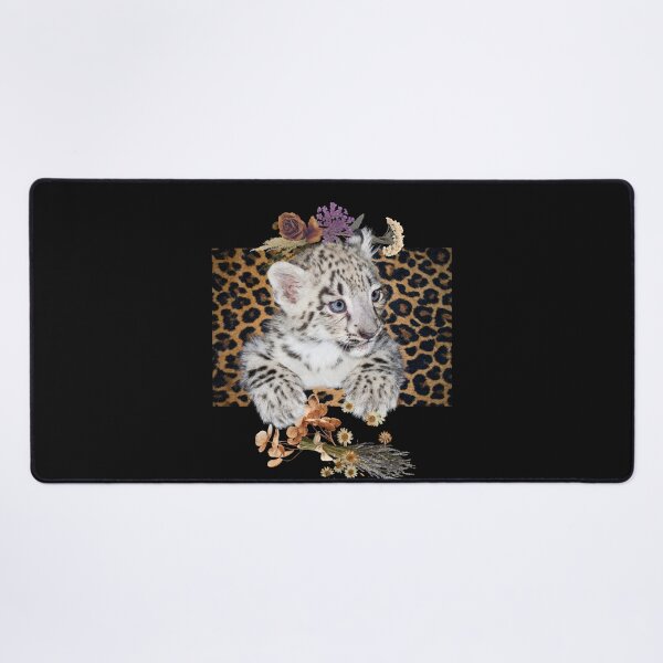 Item preview, Sweet Baby Leopard With Dried Flowers Color Design designed and sold by EarthArtDesigns.