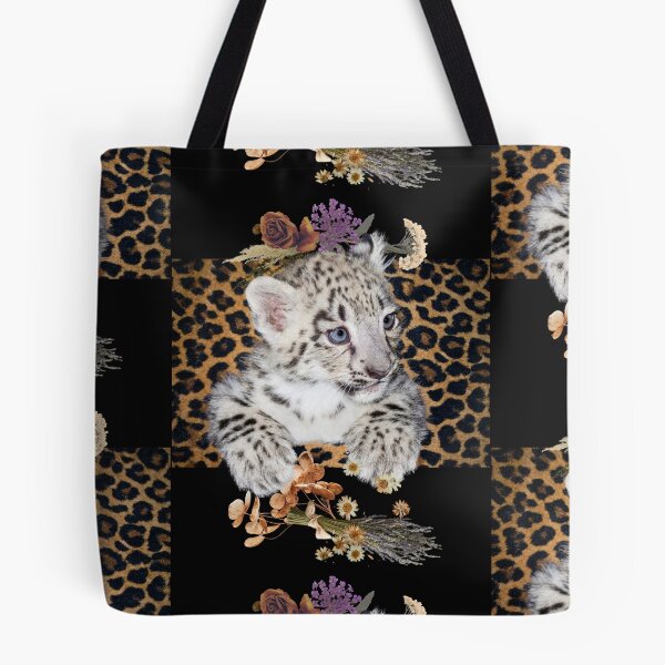 Item preview, Sweet Baby Leopard With Dried Flowers Color Design designed and sold by EarthArtDesigns.