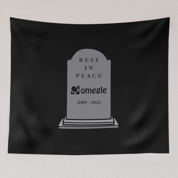 Item preview, RIP Omegle - In Memoriam designed and sold by Melon Designs All.