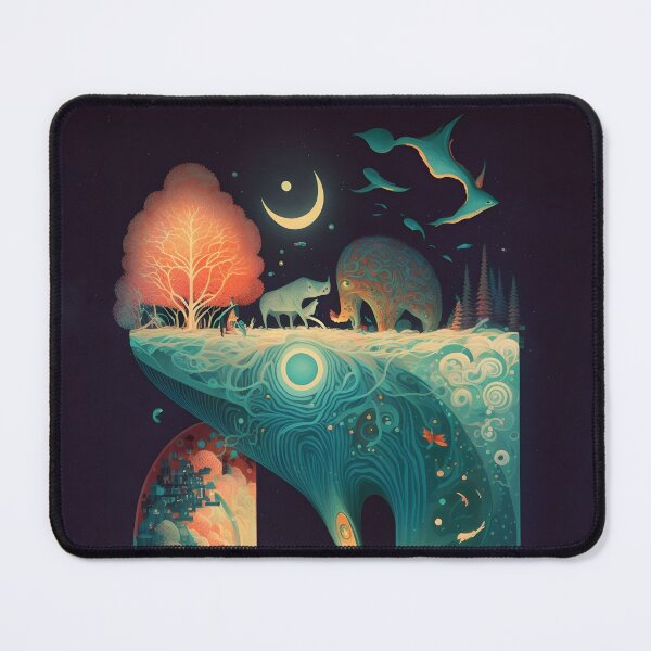 Item preview, Marine Dreamscape Abstract Fantasies World of Impossible Objects  designed and sold by Mobius Spot Collective.