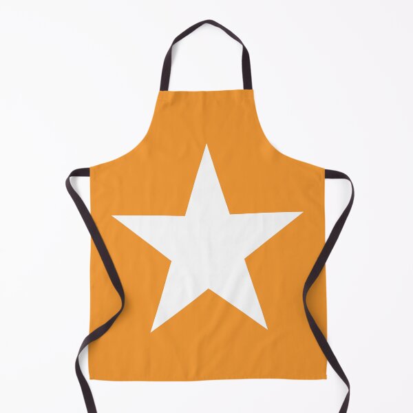 Item preview, Single WHITE STAR on an ORANGE Background designed and sold by RachelMacht.
