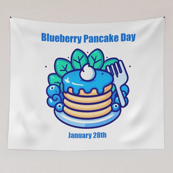 Item preview, Jan 28th - Blueberry Pancake Day designed and sold by CrankyOldDude.