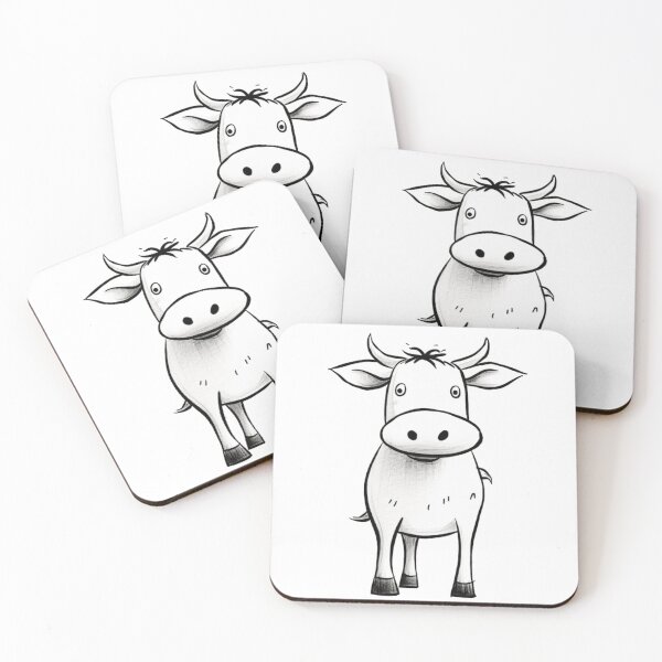 Item preview, Cheerful Cow Doodle designed and sold by Creation Artful.