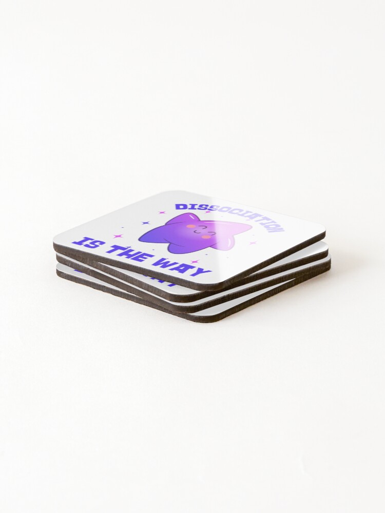 Thumbnail 4 of 5, Coasters (Set of 4), Dissociation designed and sold by RtdCustoms.