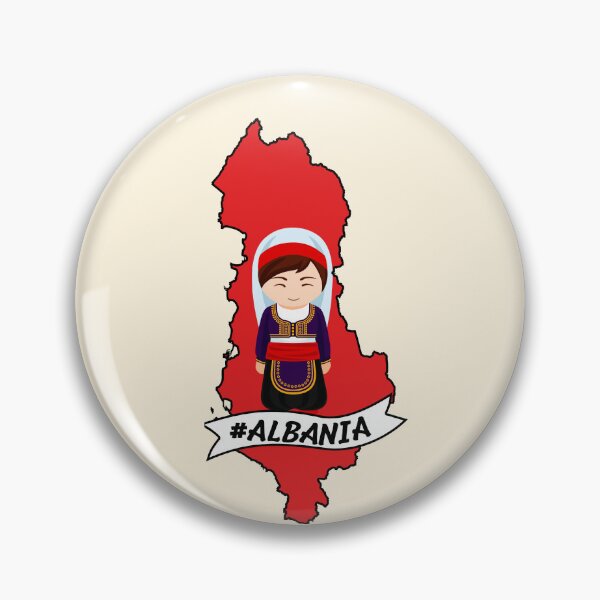 Item preview, Albania Flag Map (Girl)  designed and sold by Stefan Z..