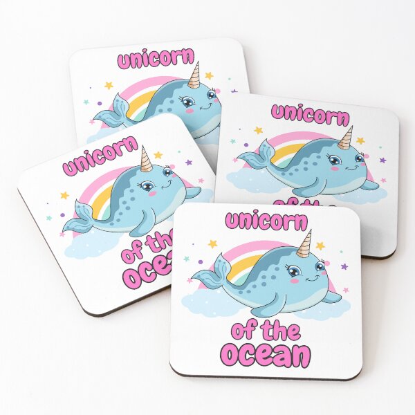 Item preview, Narwhal Unicorn of The Ocean designed and sold by kuremureDesign.
