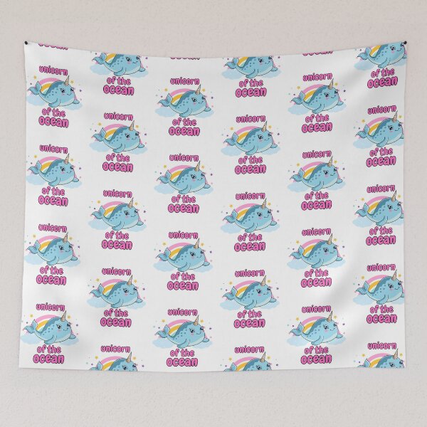 Item preview, Narwhal Unicorn of The Ocean designed and sold by kuremureDesign.