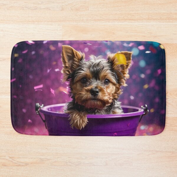 Item preview, Yorkshire Terrier Puppy in a Plantpot designed and sold by Wolfheartart.