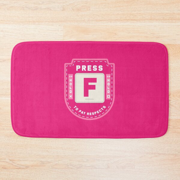 Item preview, Press F to Pay Respects (Pink) designed and sold by Primal Mistry.