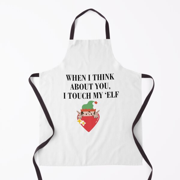 Item preview, When i think about you i touch my elf - Funny Rude Christmas Card designed and sold by POPCulturejb.