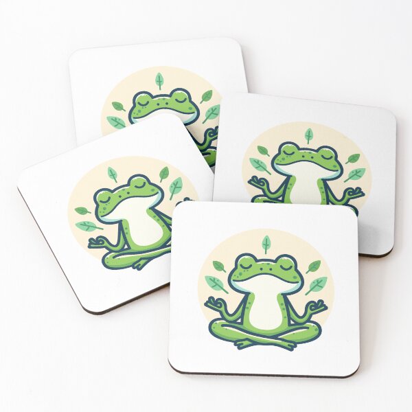Item preview, Zen Frog, Yoga and Meditation Bliss designed and sold by Arterx.