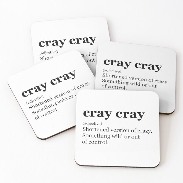 Item preview, Cray cray - (cray) Dictionary Design (Original) designed and sold by marina ralston.
