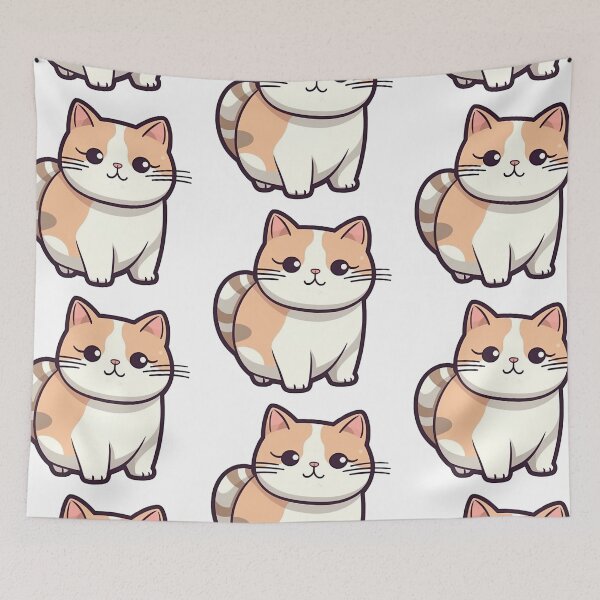 Item preview, Cute Cat from the Kitty Sticker Pack designed and sold by STICKERSLALA.