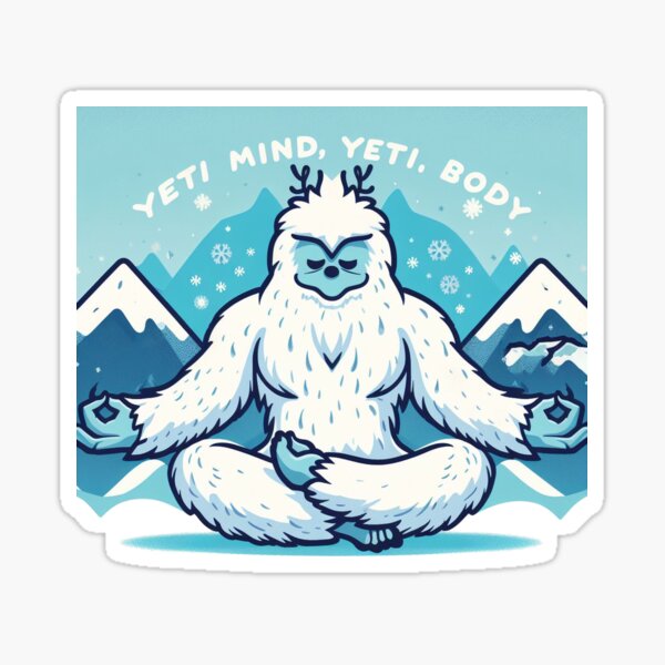Item preview, Yule Yeti Yoga Yeti Mind, Yeti Body designed and sold by Wonderall.