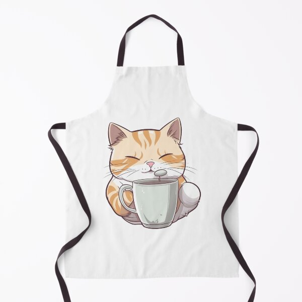 Artikelvorschau, Katzen-Teezeit aus dem Kitty Sticker Pack entworfen und verkauft von STICKERSLALA.