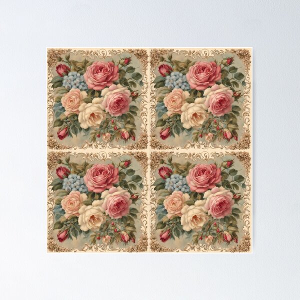 Item preview, Vintage Roses Patterns Victorian Style designed and sold by danaJG.