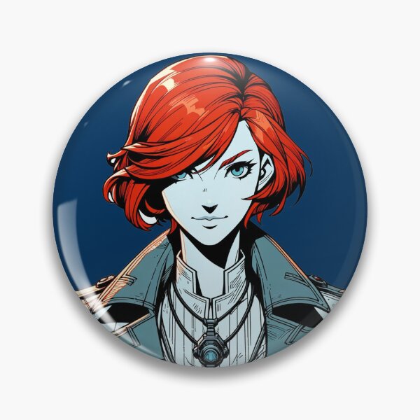 Item preview, Captivating Anime Girl Portrait - Stylish Otaku Fashion designed and sold by 72artteam.