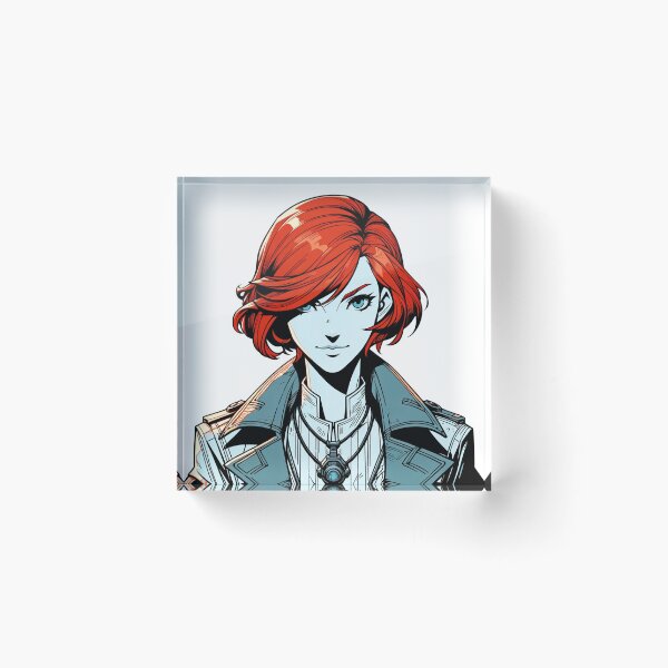 Item preview, Captivating Anime Girl Portrait - Stylish Otaku Fashion designed and sold by 72artteam.