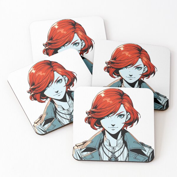 Item preview, Captivating Anime Girl Portrait - Stylish Otaku Fashion designed and sold by 72artteam.