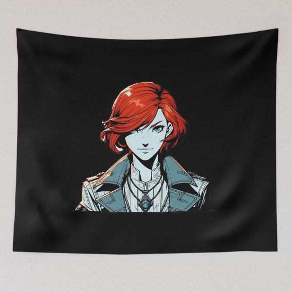 Item preview, Captivating Anime Girl Portrait - Stylish Otaku Fashion designed and sold by 72artteam.