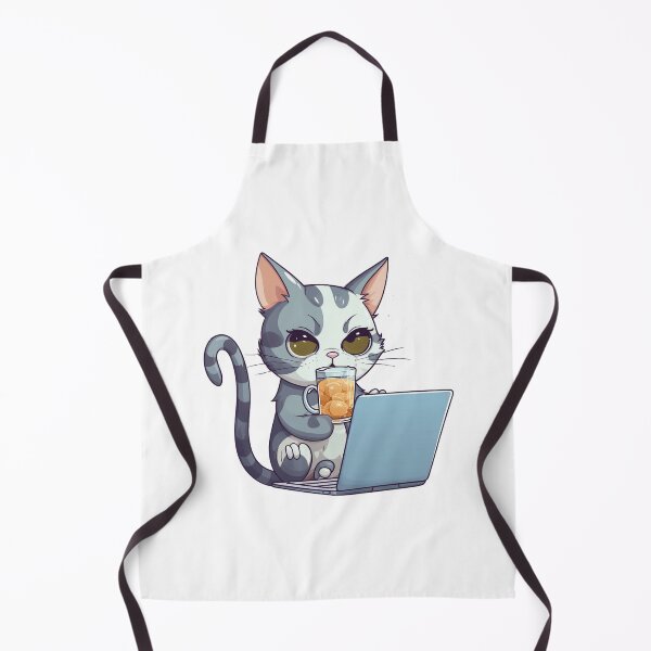 Artikelvorschau, Kopie von Cat Tea Time aus dem Kitty Sticker Pack entworfen und verkauft von STICKERSLALA.
