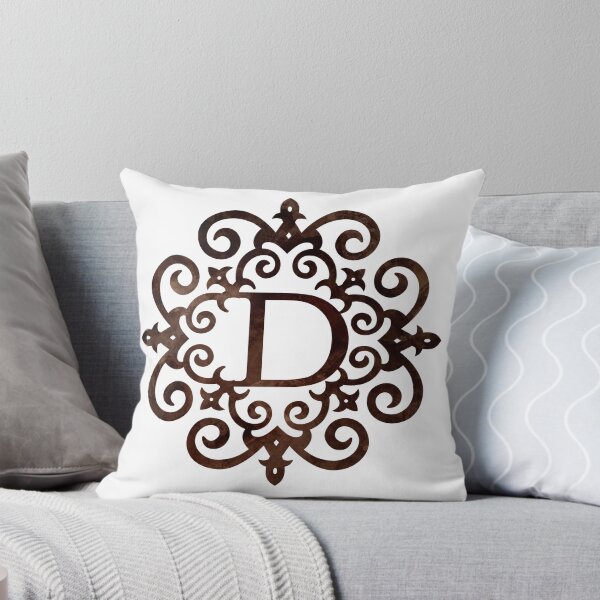 Item preview, Monogram D Rustic Gothic Motif designed and sold by simplymonogram.
