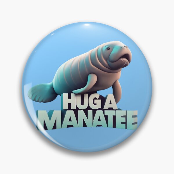 Item preview, Hug a Manatee: A Whimsical Ode to Gentle Giants designed and sold by SandbarTees.
