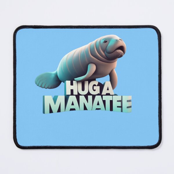 Item preview, Hug a Manatee: A Whimsical Ode to Gentle Giants designed and sold by SandbarTees.