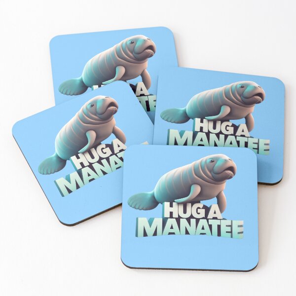 Item preview, Hug a Manatee: A Whimsical Ode to Gentle Giants designed and sold by SandbarTees.