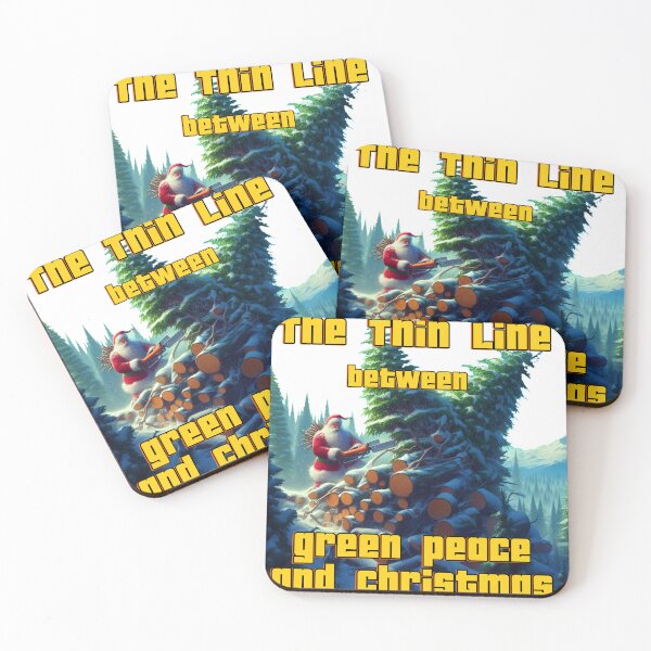 Item preview, Green Peace and Christmas  designed and sold by RoyalMob.