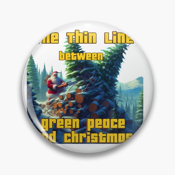 Item preview, Green Peace and Christmas  designed and sold by RoyalMob.