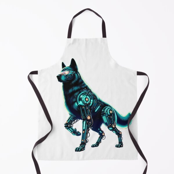 Item preview, Neon Guardian - Cyber Dog designed and sold by MrAI-Store.