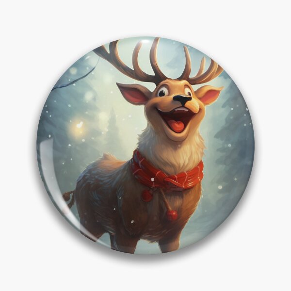 Item preview, Reindeer Wearing a Red Scarf designed and sold by dcrc.