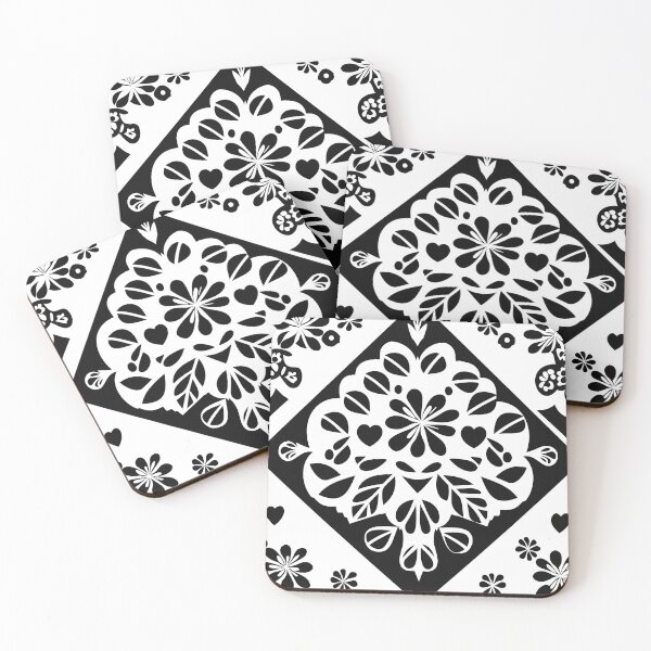 Item preview, Black and White Mosaic Tile Pattern designed and sold by ✧ Rachelaura ✧.