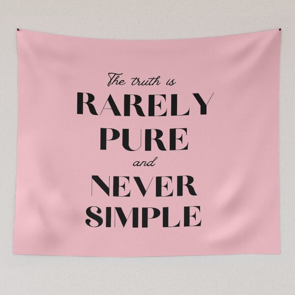 Item preview, Rarely Pure and Never Simple designed and sold by AnAwkwardOtter.